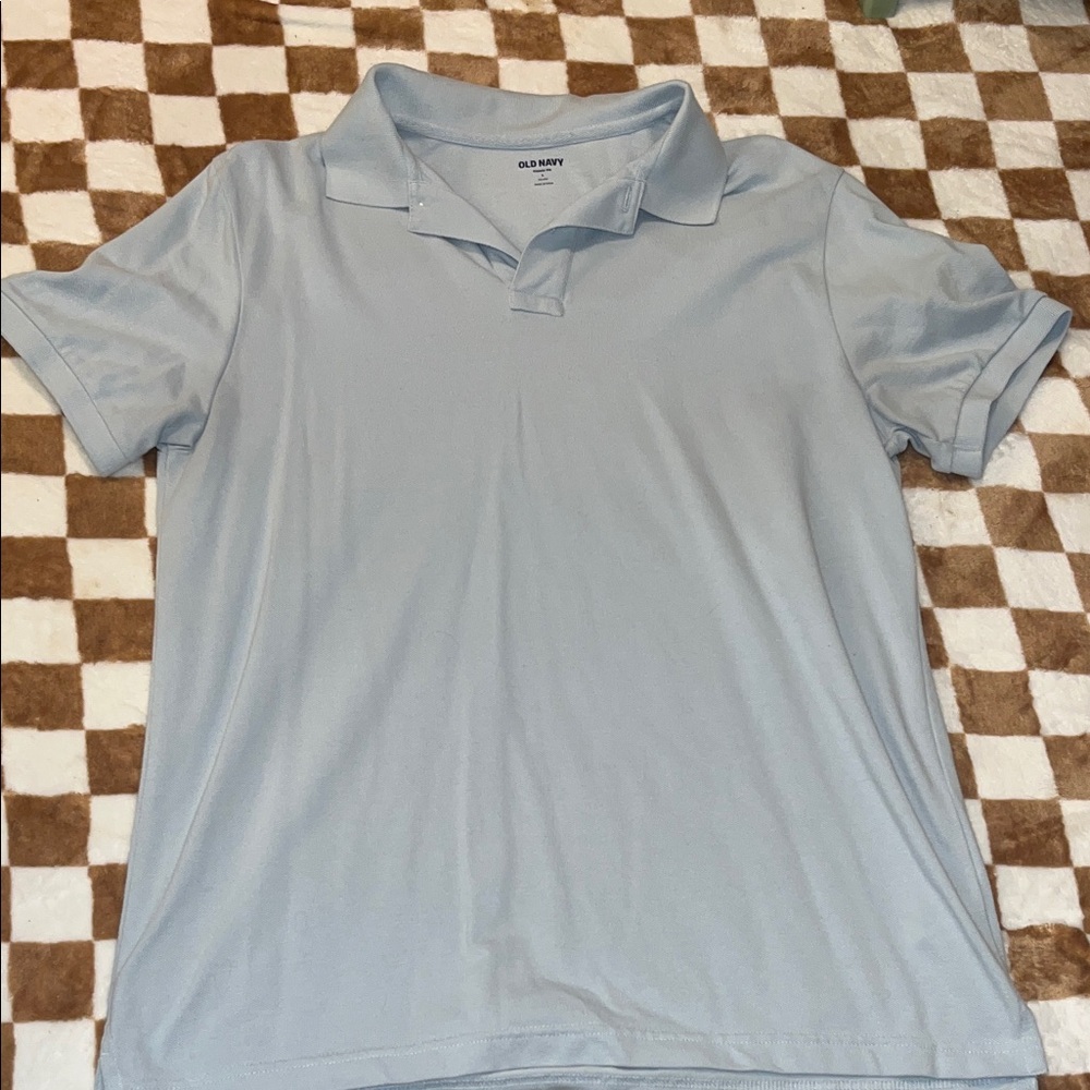 Old Navy Sky Blue Polo Shirt